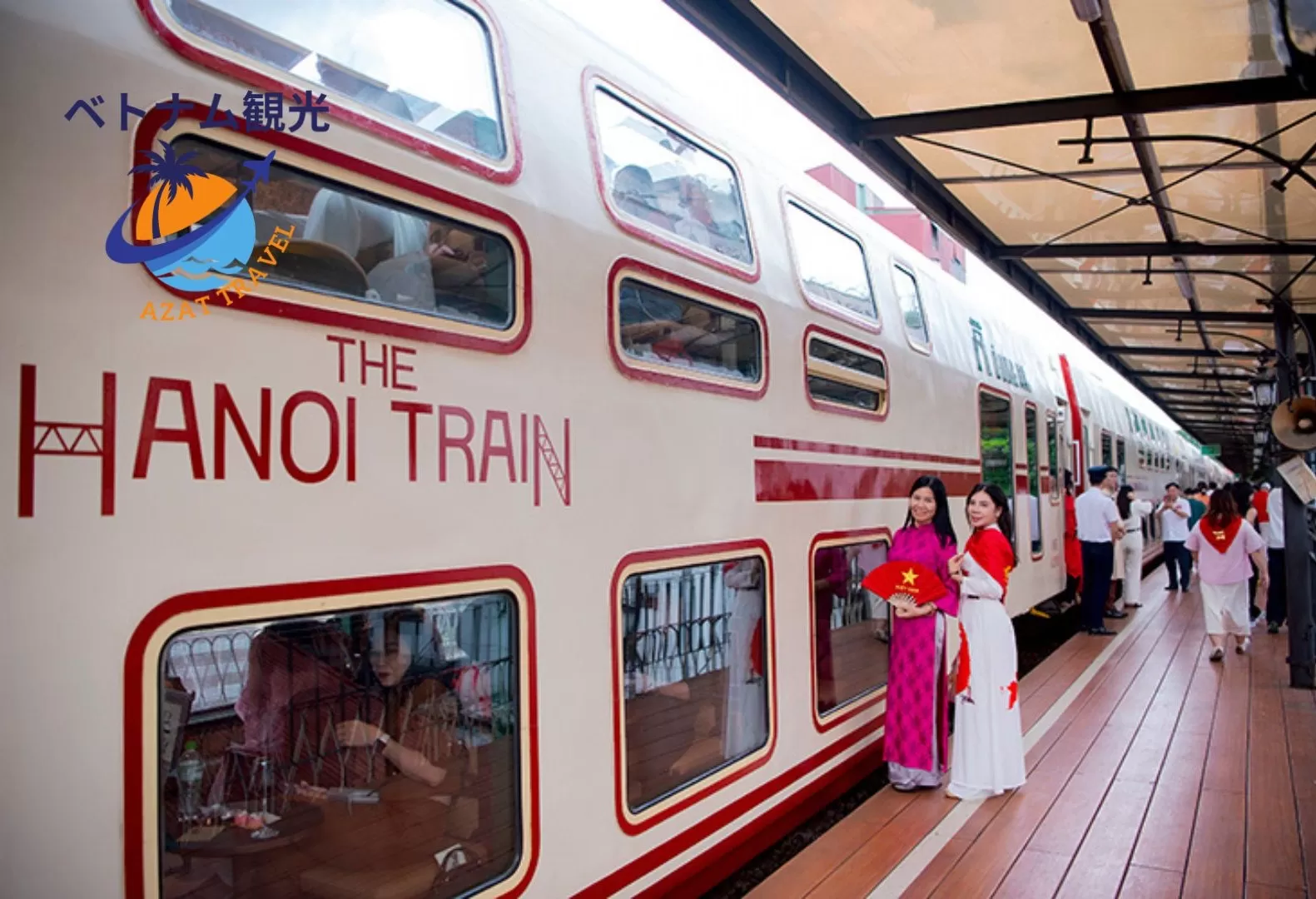 ハノイ観光・「5つの城門」観光列車で巡るバクニン文化体験・観光 列車・日本語ガイド付き